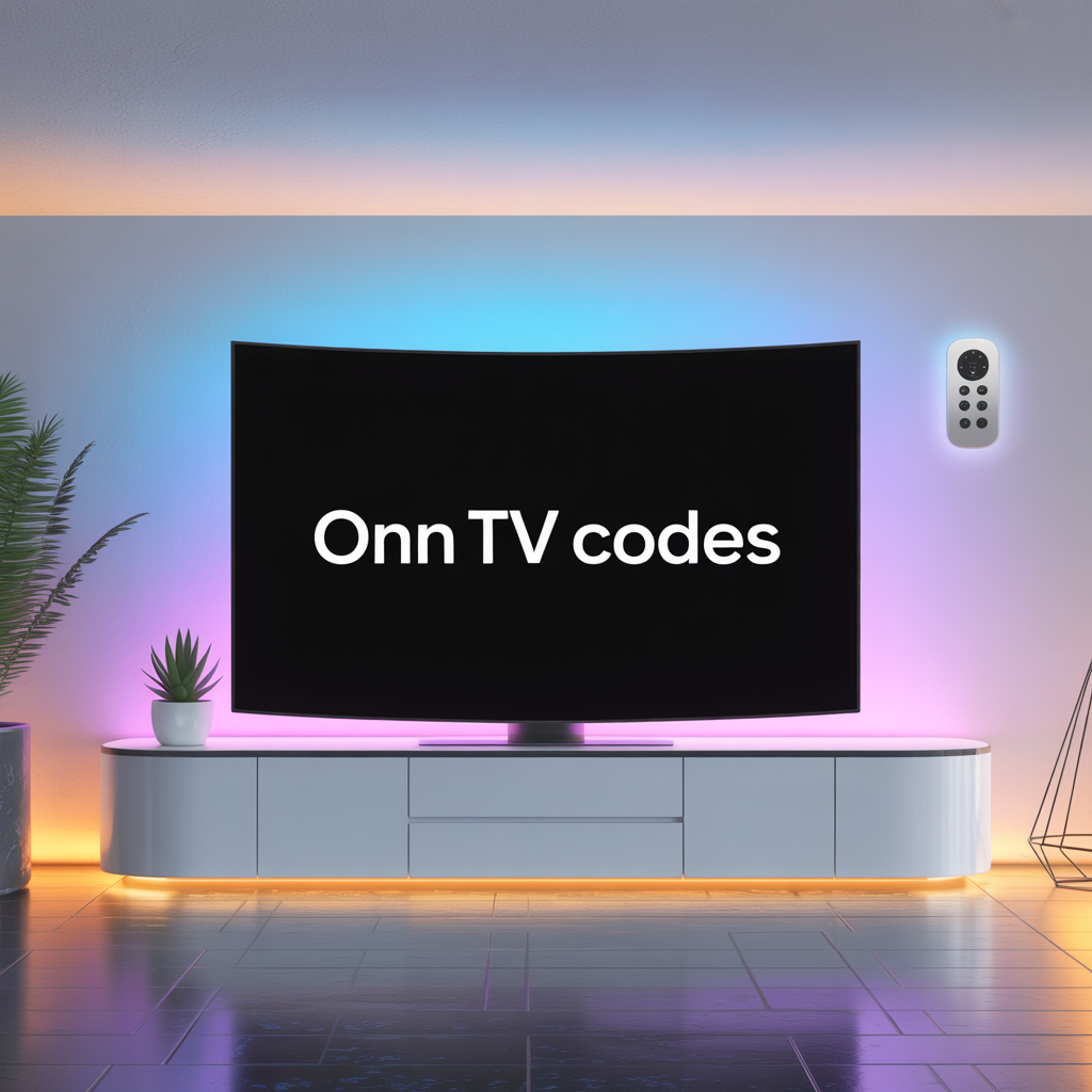 onn tv codes
