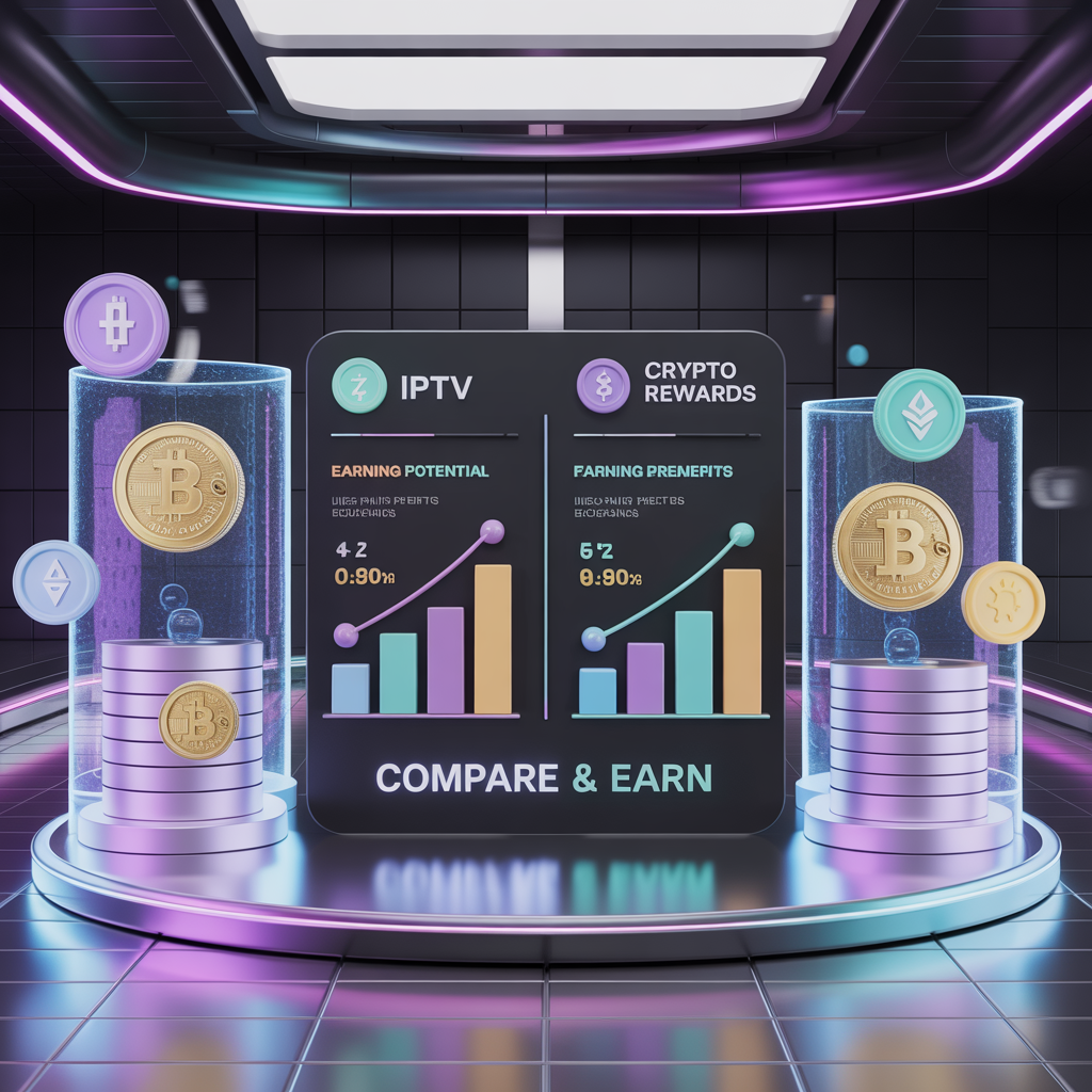 iptv crypto rewards comparison